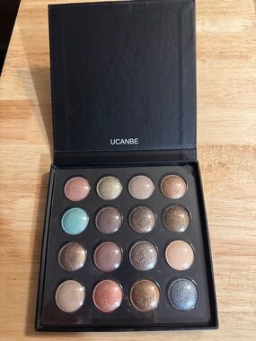 Women Eyeshadow Palette - 16 Shimmer Shades (Neutral, Bronze, Teal, Pink)